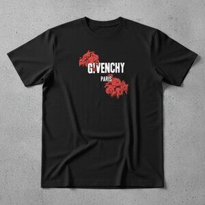 Luxury Paris Floral Graphic T-Shirt – Minimalist Designer Style Tee